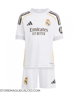 Real Madrid Maglia Gara Casa Repliche 2025-26 Bambino
